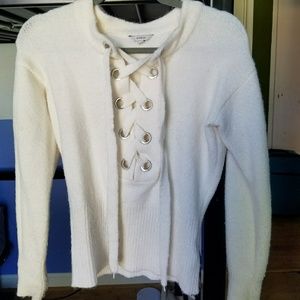 Guess White sweater